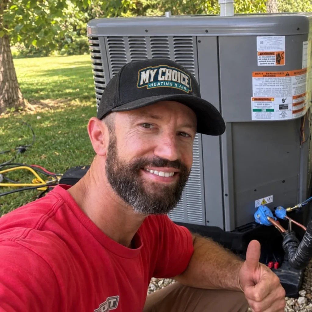 alex troyer owner of the my choice heating and air